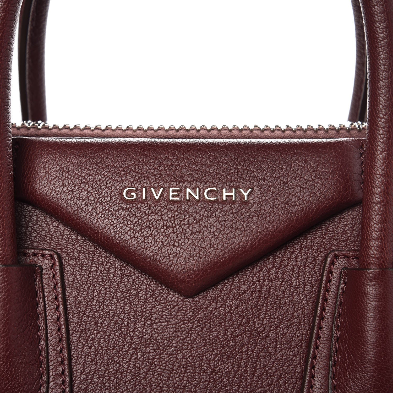 Givenchy Sugar Goatskin Small Antigona Oxblood 8 of 12