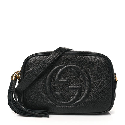 Gucci Pebbled Calfskin Mini Soho Disco Bag Black 1 of 10