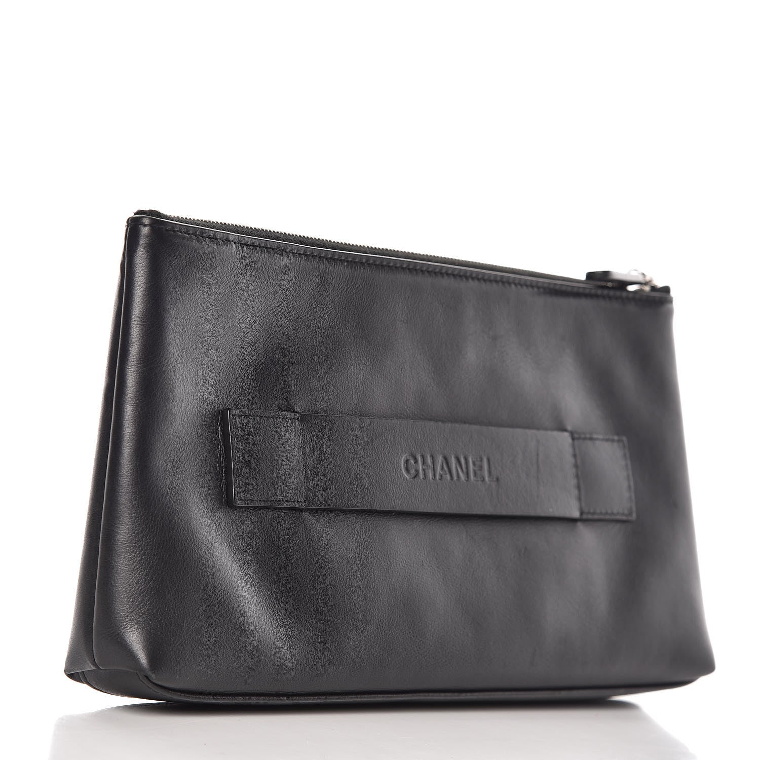 Chanel Metallic Calfskin Keyboard Pouch Black 3 of 10