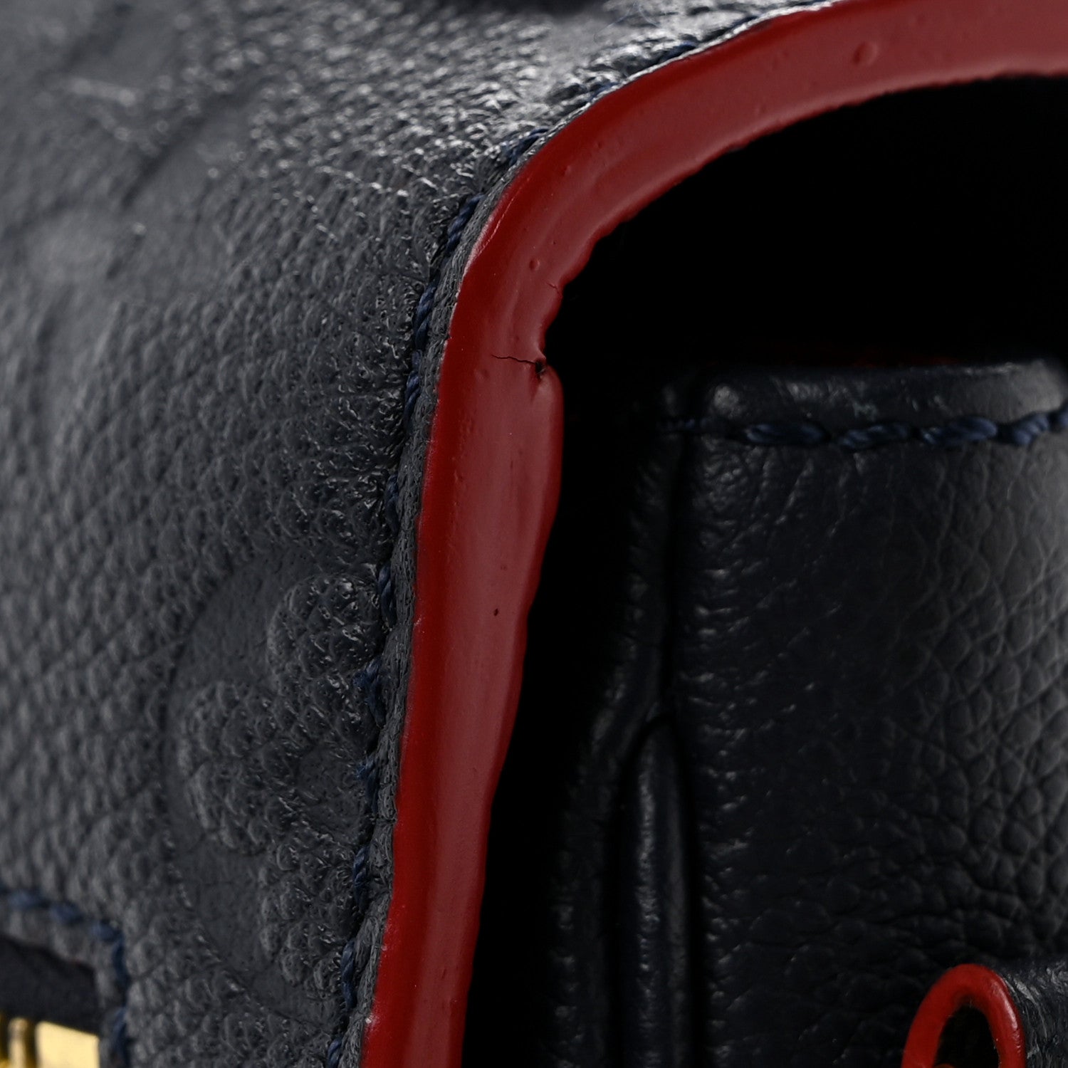 Louis Vuitton Empreinte Pochette Metis Marine Rouge 13 of 13