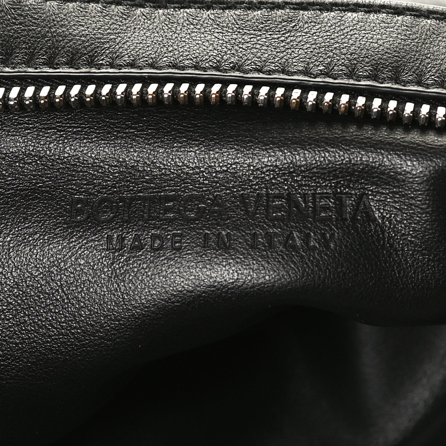 Nappa Intrecciato BV Twist Black
