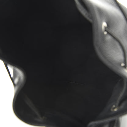 Alexander McQueen Calfskin Padlock Skull Bucket Bag Black 5 of 11
