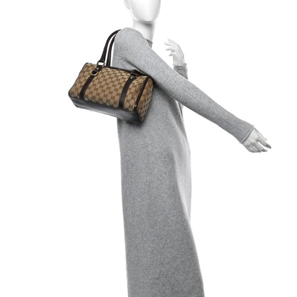 Gucci Monogram Small Abbey Boston Dark Brown 2 of 14