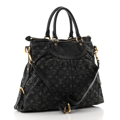 Louis Vuitton Denim Neo Cabby GM Black 3 of 9