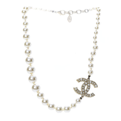 Chanel Graduated Pearl CC Short Necklace Gold 3 of 6