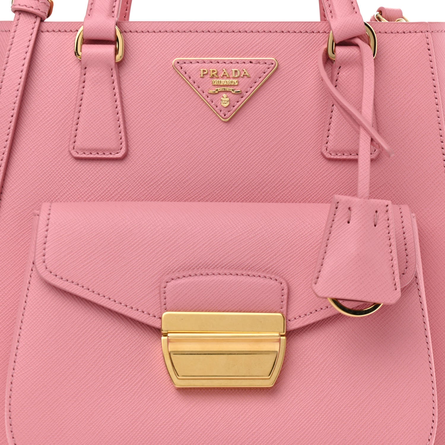 Prada Saffiano Lux Metropolis Tote Petalo 9 of 9