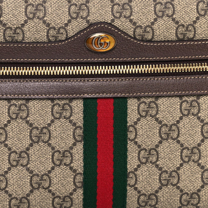 Gucci GG Supreme Monogram Web Small Ophidia Shoulder Bag Brown 8 of 11