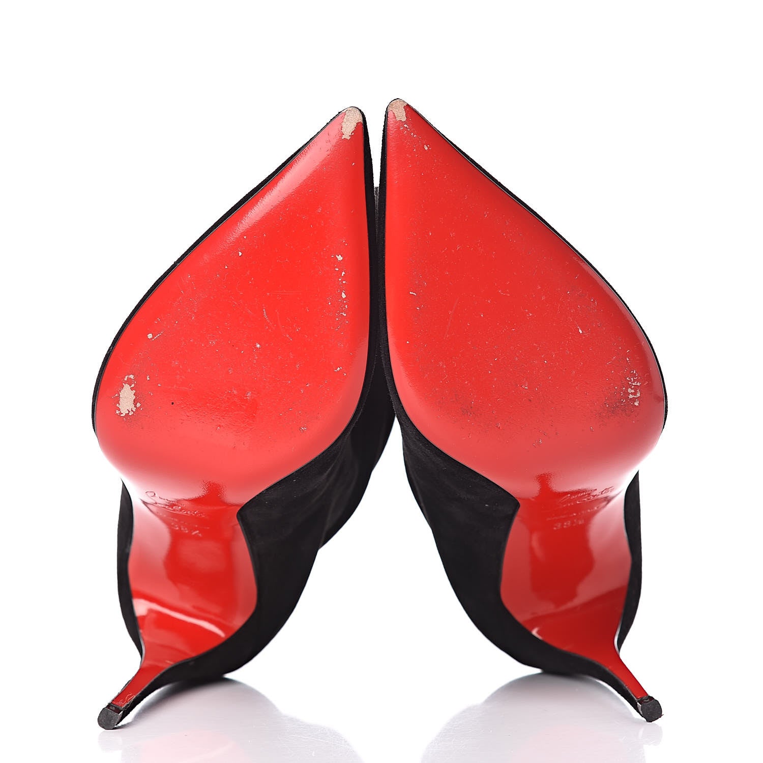 Christian Louboutin Veau Velours Ishtar 100 Booties 38.5 Black 7 of 11