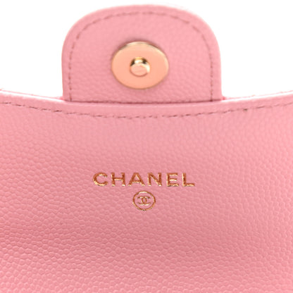 Chanel Caviar Quilted Mini Clutch With Chain Pink 6 of 12