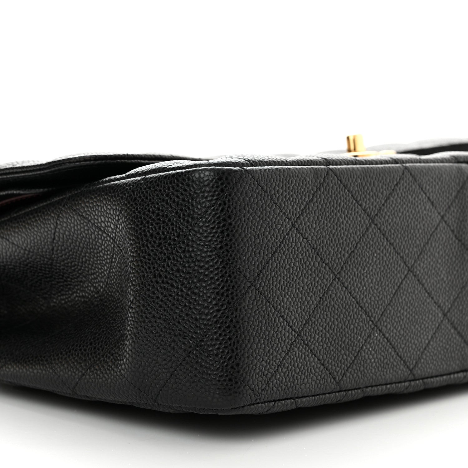 Chanel Caviar Quilted Jumbo Double Flap Black 7 of 12