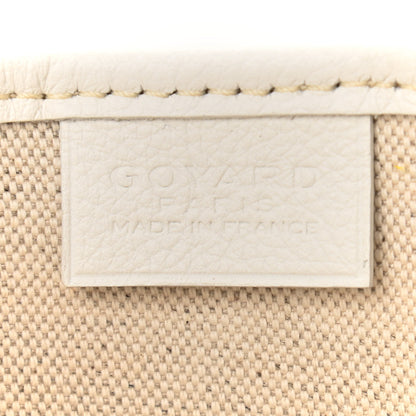 Goyard Goyardine Poitiers Tote White 5 of 9