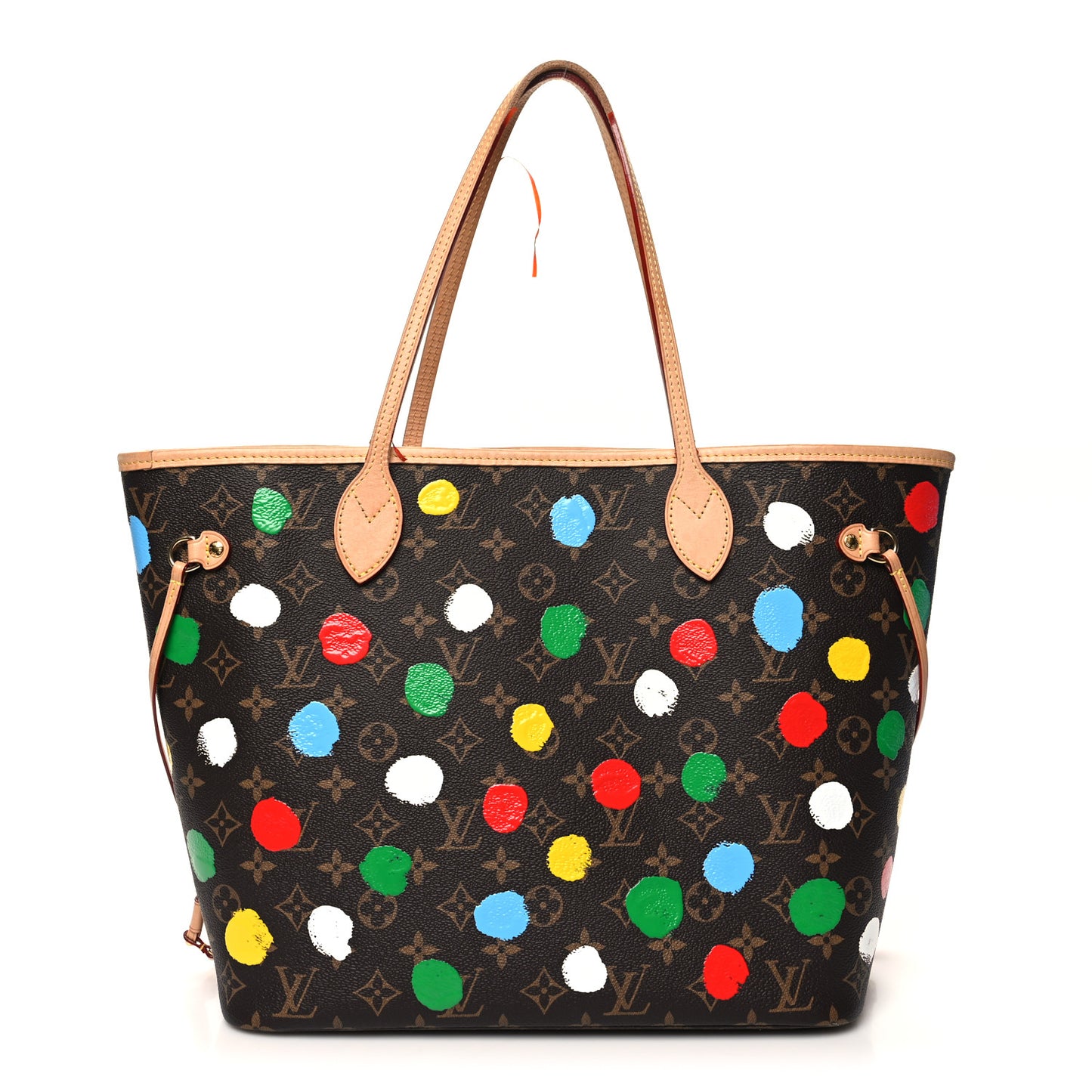 LV X YK Monogram Dots Neverfull MM