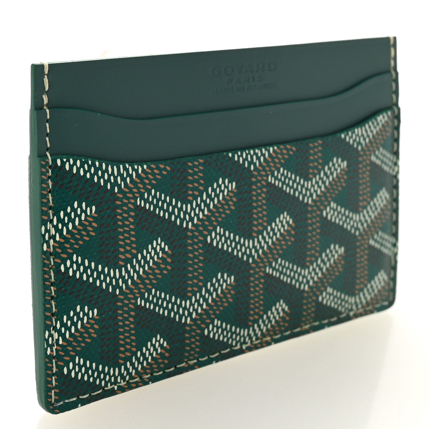 Goyardine Saint Sulpice Card Holder Green