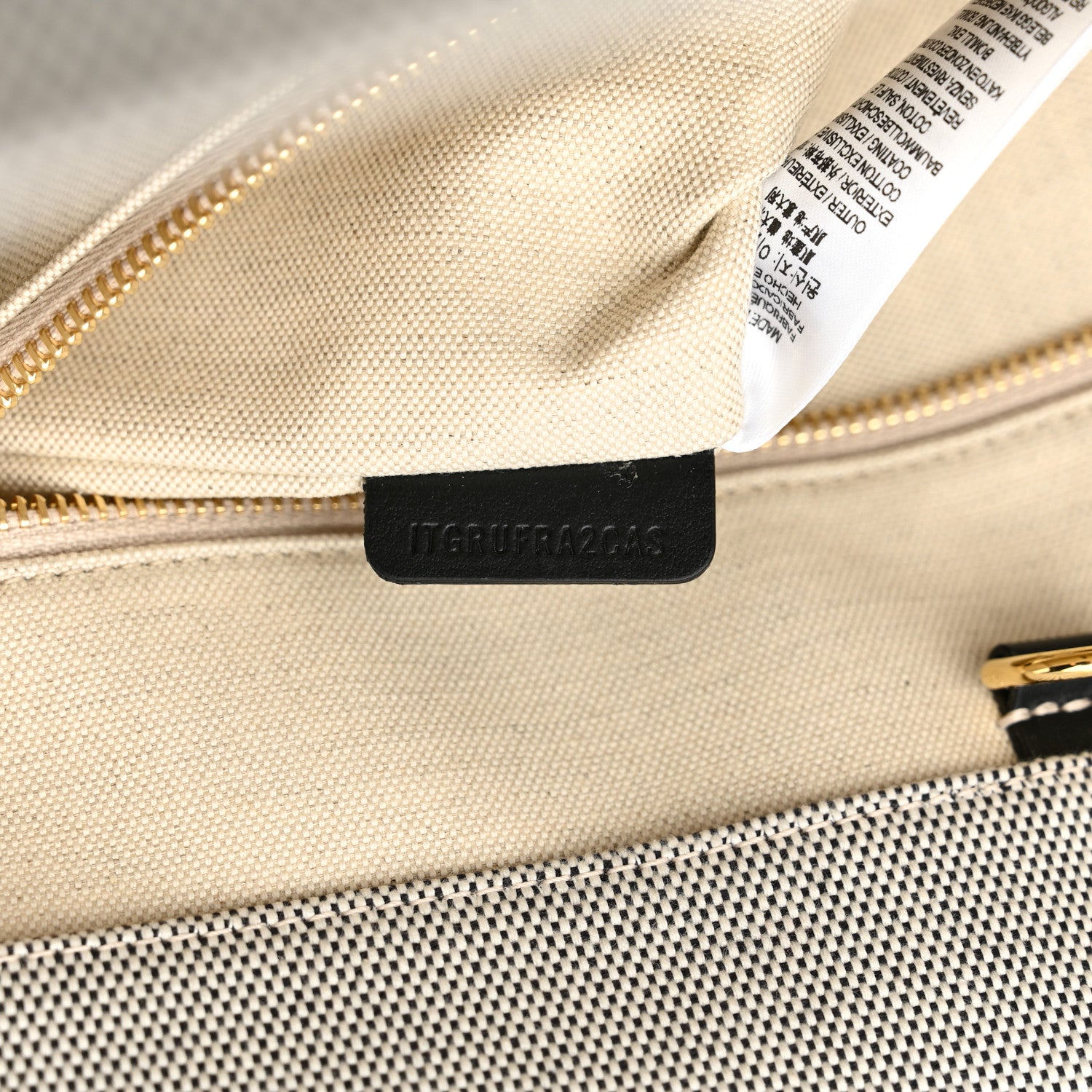 Burberry Canvas Smooth Calfskin Medium Two Tone Freya Tote Black 7 of 10