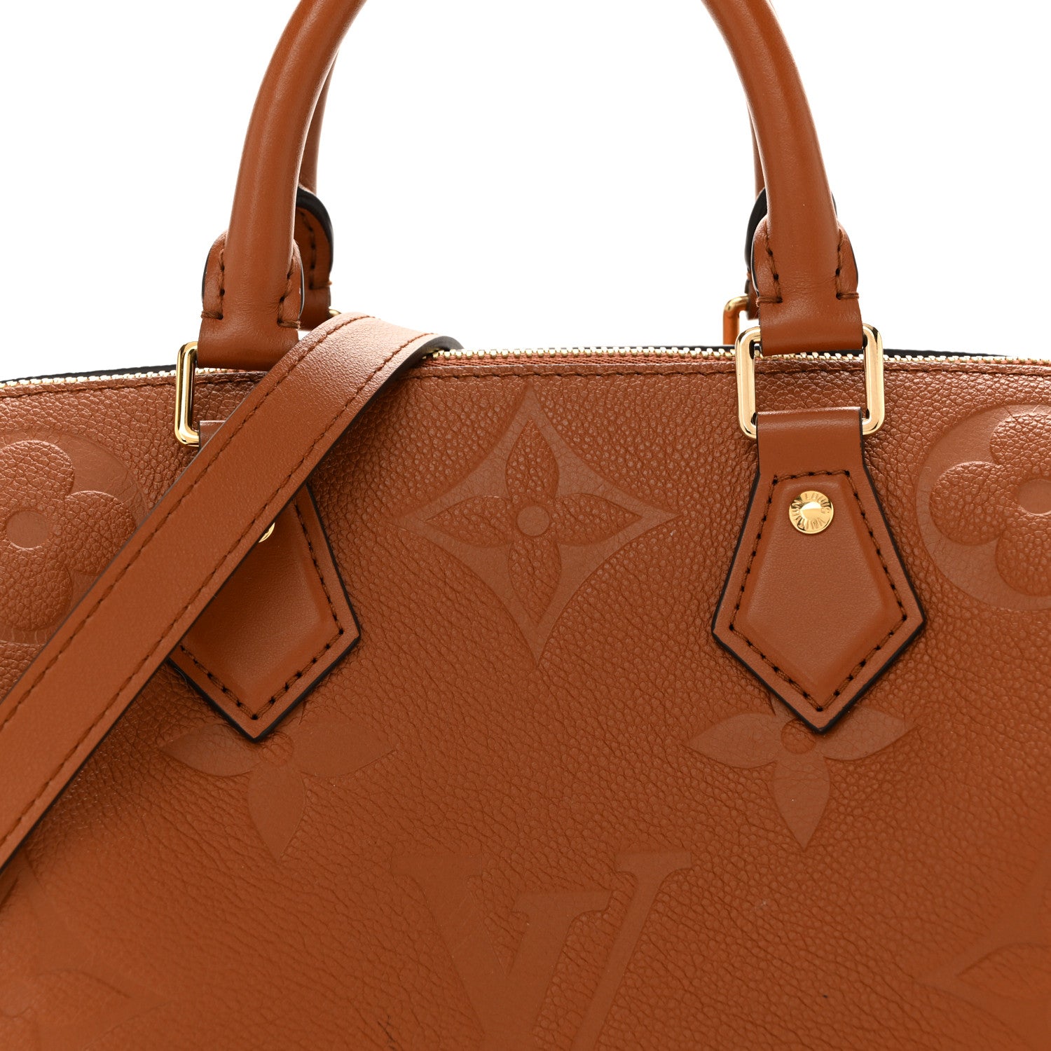 Louis Vuitton Empreinte Monogram Giant Speedy Bandouliere 25 Cognac 7 of 11