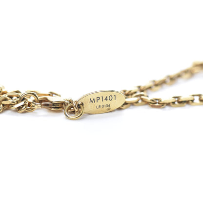 Louis Vuitton Graffiti PM Necklace Gold 4 of 6