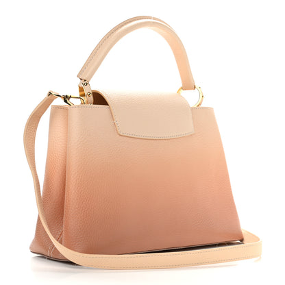 Louis Vuitton Taurillon Gradient Capucines PM Cloudy Creme 3 of 9