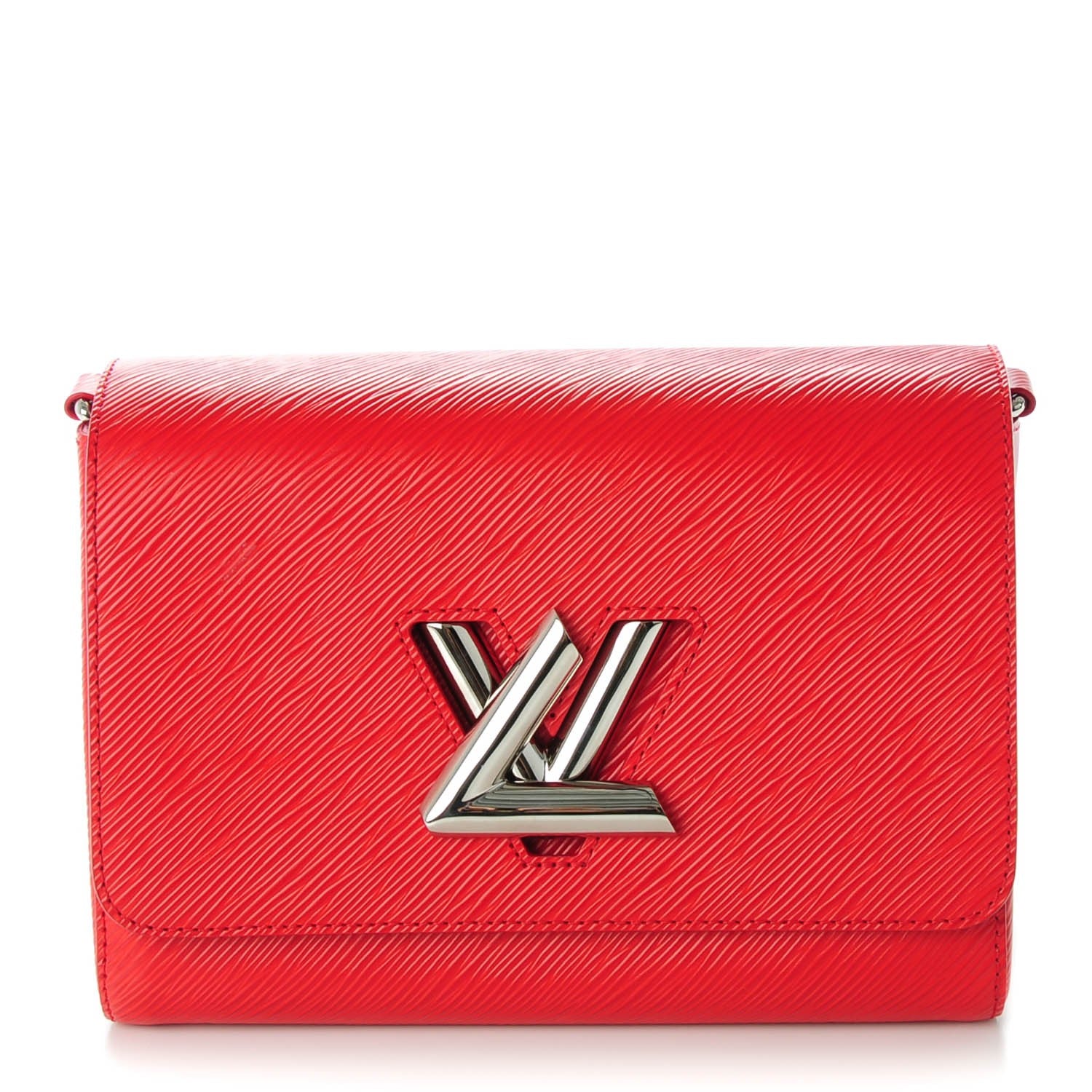 Louis Vuitton Epi Twist Shoulder Bag MM Coquelicot 1 of 7