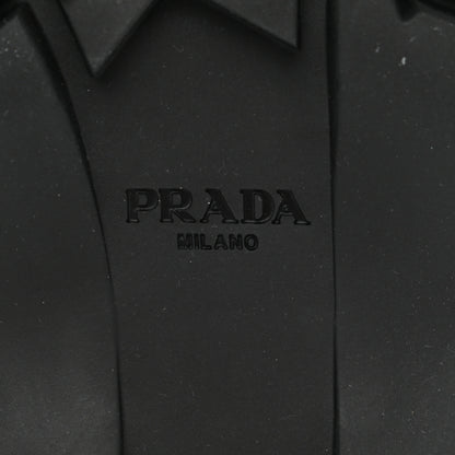 Prada Nylon Gabardine Captoe 30mm Combat Boots 36.5 Black 6 of 9