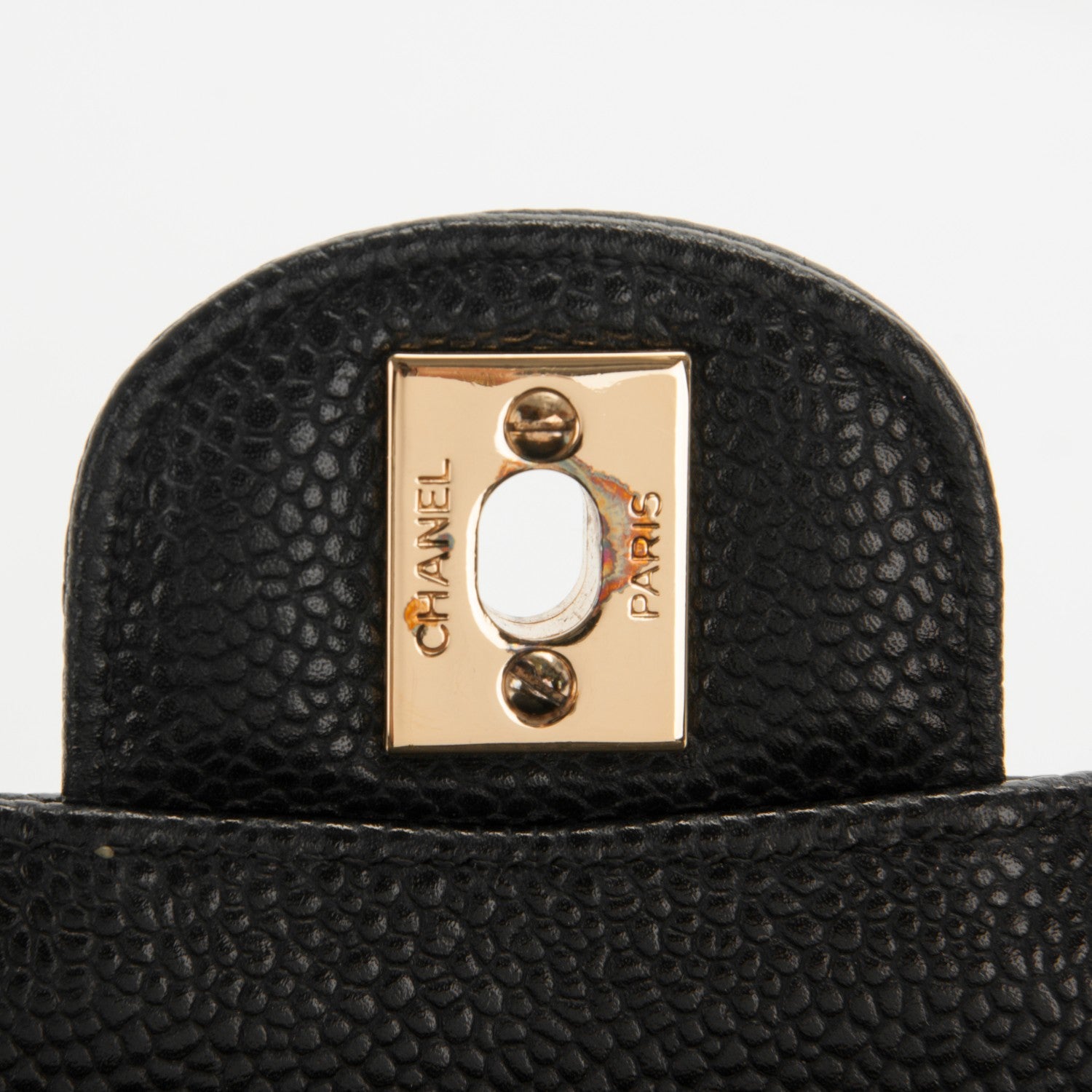 Chanel Caviar Quilted Medium Double Flap Black 8 of 8