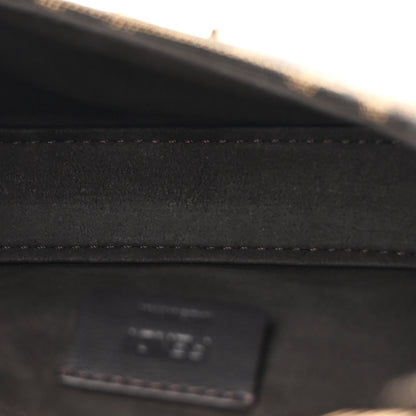 Fendi Fabric Jacquard FF 1974 Mini Cookie Hobo Bag Tobacco Moro 5 of 10