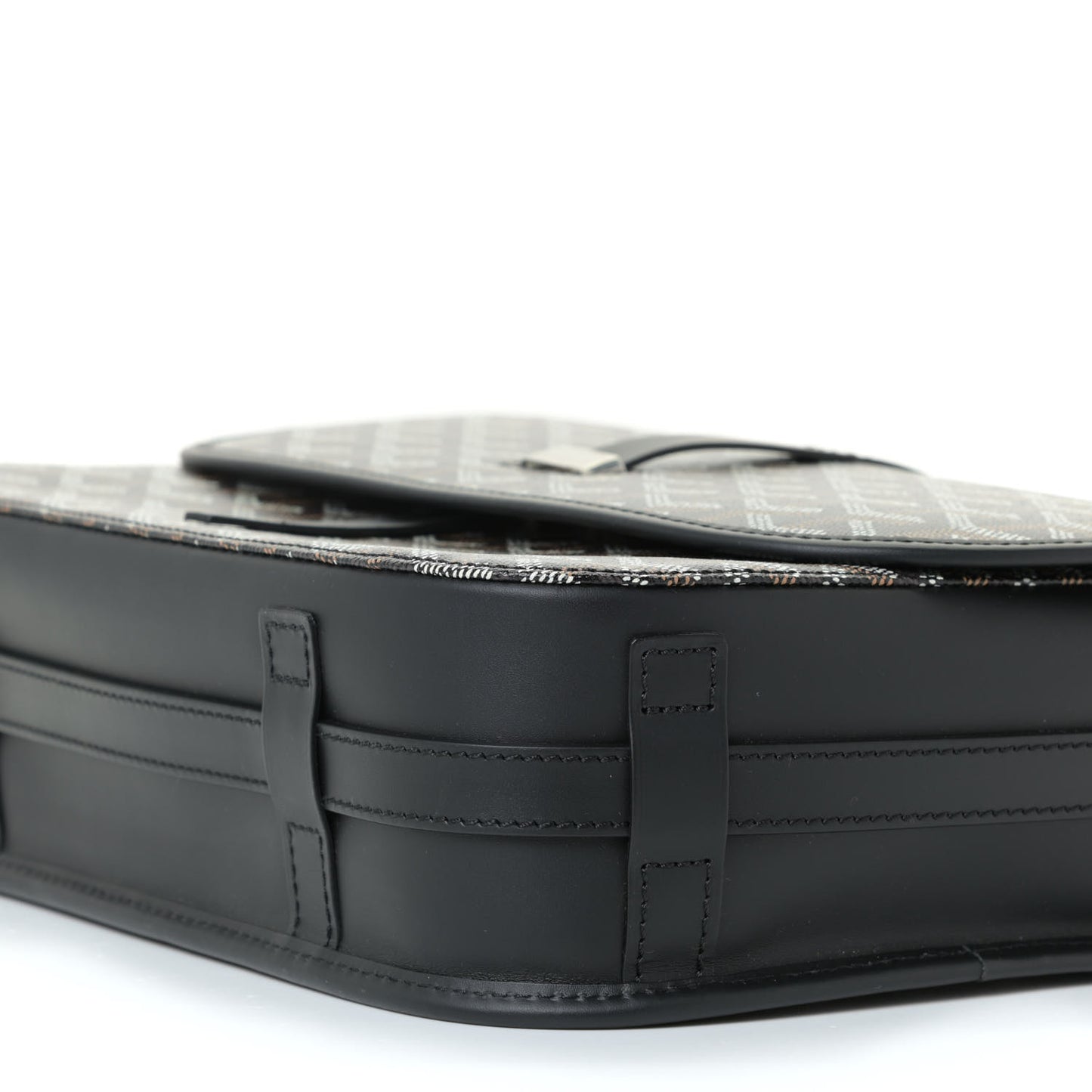 Goyardine Belvedere II MM Messenger Bag Black