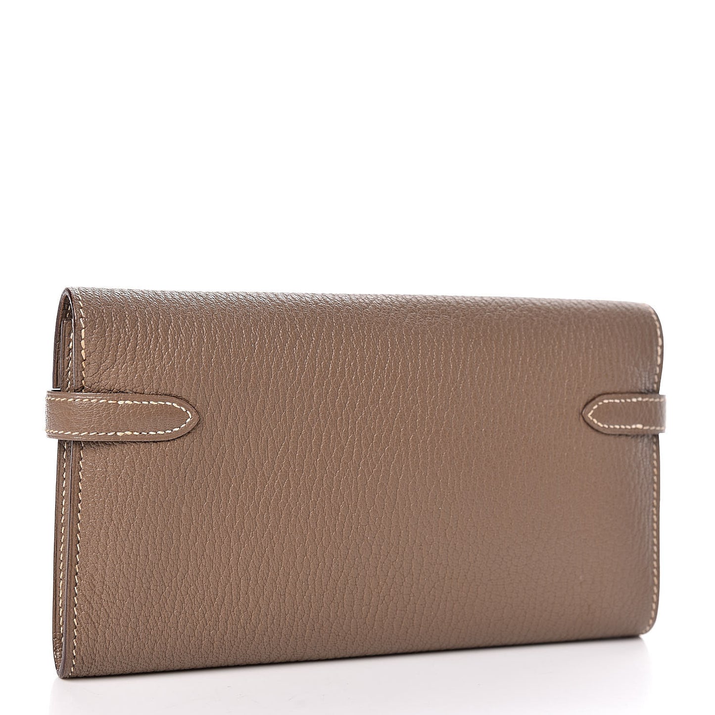 Chevre Mysore Kelly Longue Wallet Etoupe