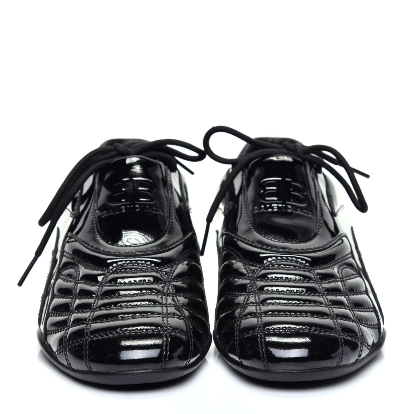Patent Polyurethane Womens Zen Sneakers 40 Black