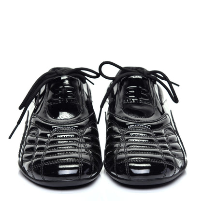 Balenciaga Patent Polyurethane Womens Zen Sneakers 40 Black 2 of 9