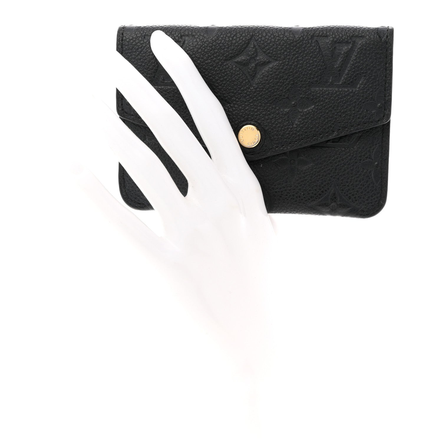 Louis Vuitton Empreinte Key Pouch Black 2 of 8