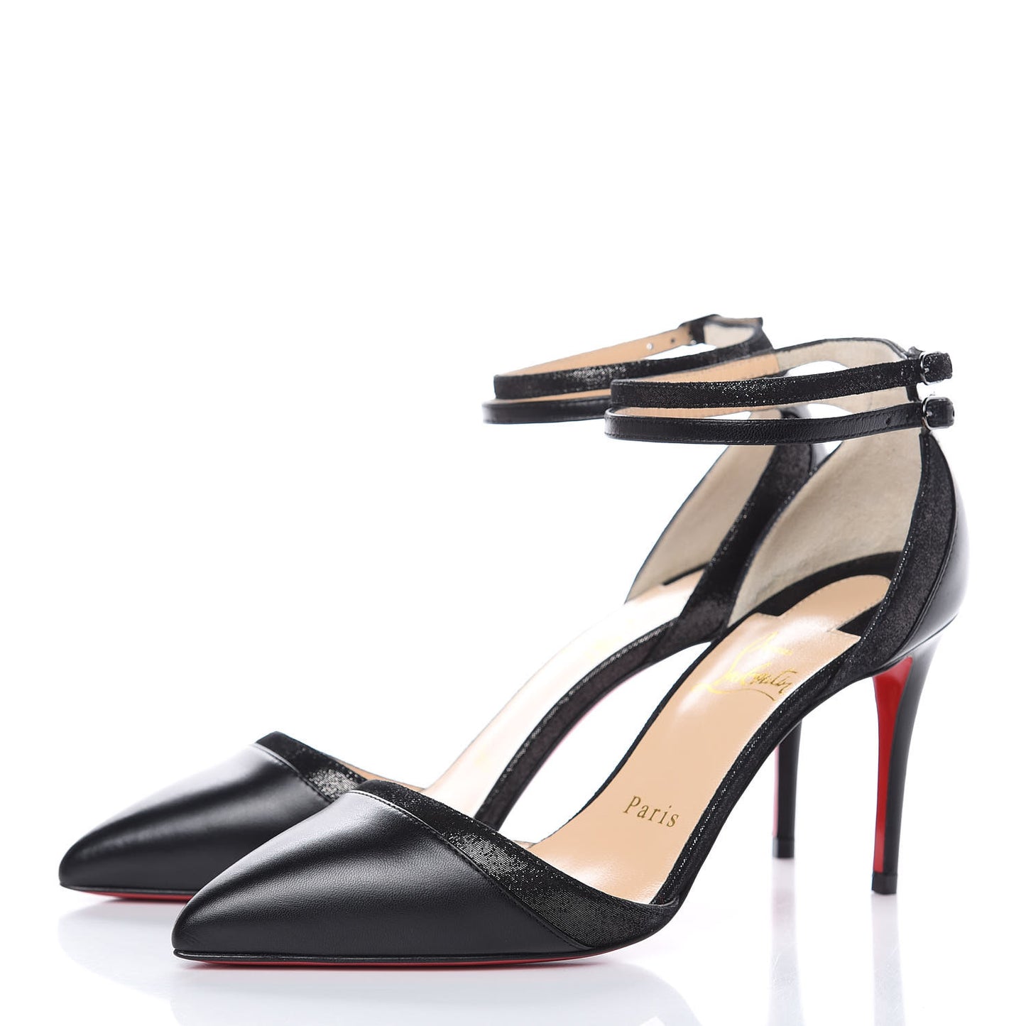 Suede Kid Uptown Double 85 Pumps 36 Black