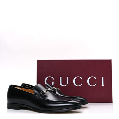 Gucci Betis Glamour Calfskin Mens Jordaan Loafers 11.5 Black 12 of 12