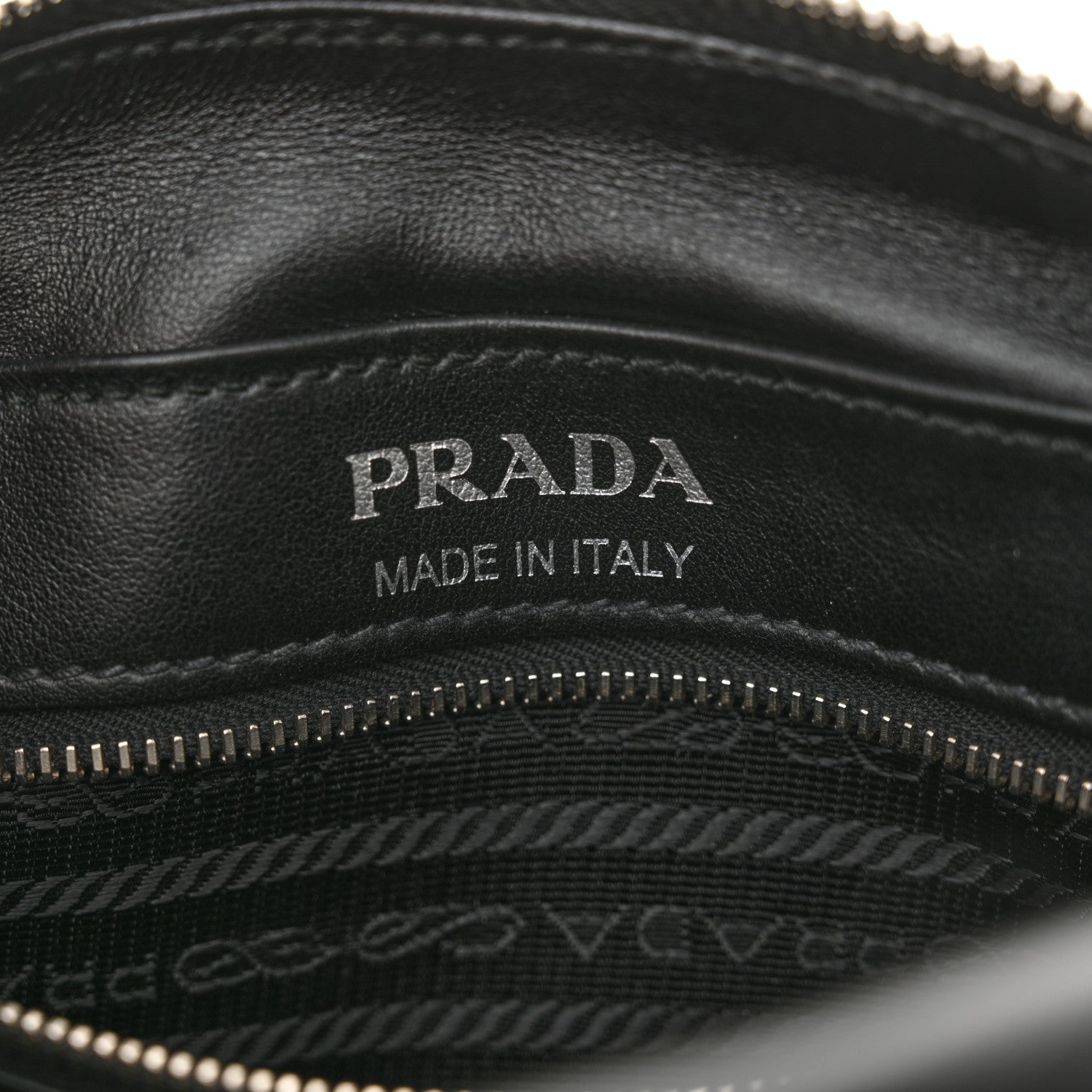 Prada City Calf Banana Print Camera Bag Black Fuchsia 6 of 11
