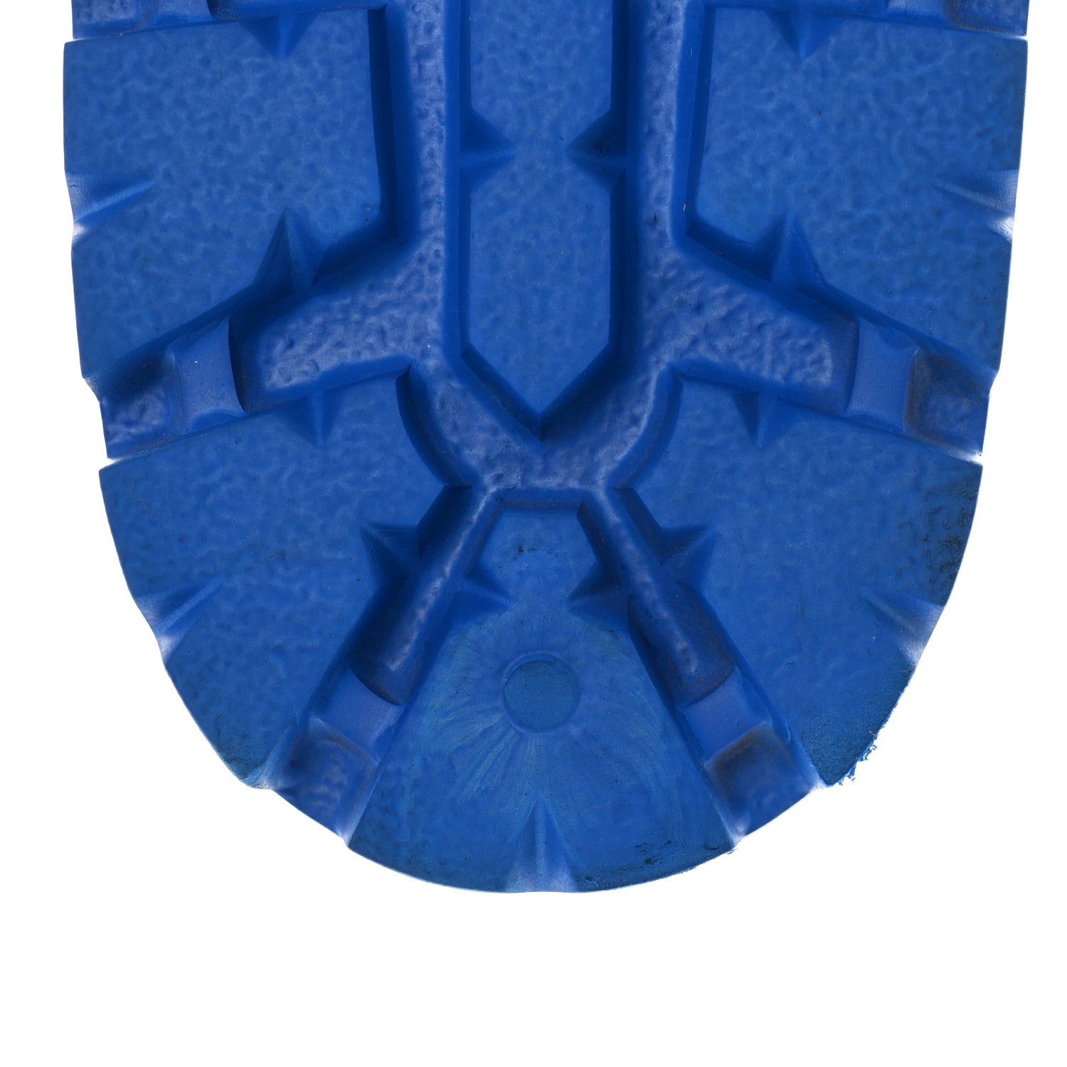 Prada EVA Rubber Triangle Logo Embossed Womens Lug Sole 20mm Slide Sandals 39 Azzurro 8 of 9