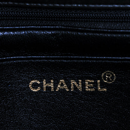 Chanel Lambskin Quilted Jumbo Single Flap Black 7 of 9