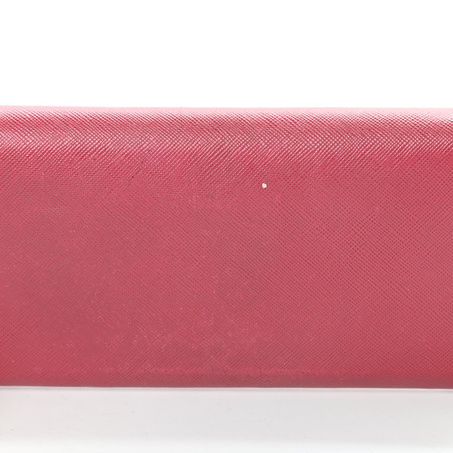 Prada Saffiano Metal Oro Chain Wallet Peonia 17 of 18