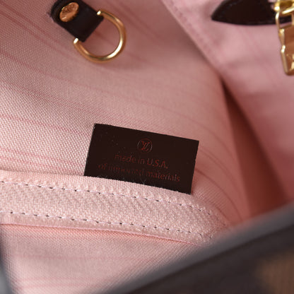 Louis Vuitton Damier Ebene Neo Neverfull MM Rose Ballerine 17 of 20