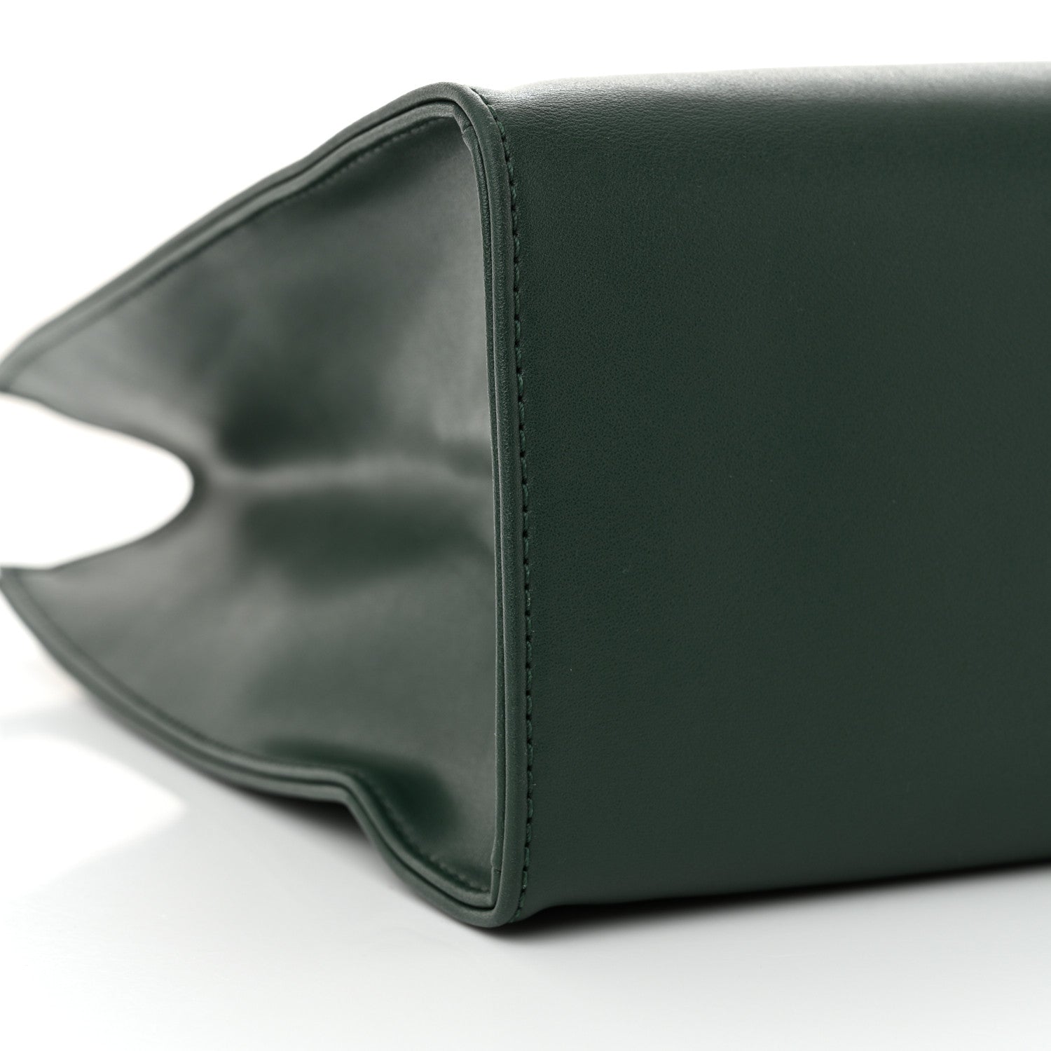Telfar Vegan Leather Medium Shopping Bag Dark Olive 9 of 10