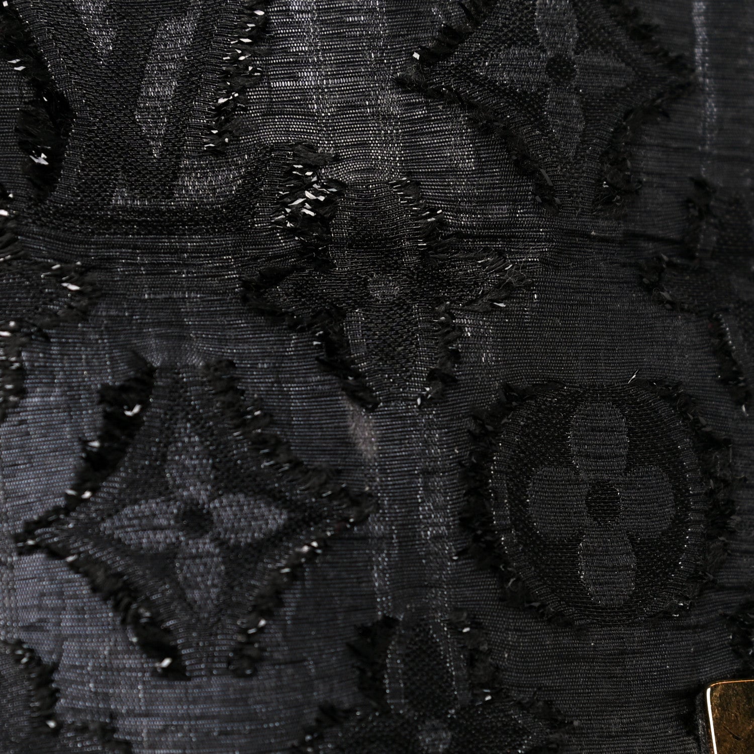 Louis Vuitton Lurex Quilted Monogram Altair Clutch Black 7 of 23