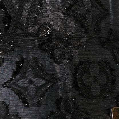 Louis Vuitton Lurex Quilted Monogram Altair Clutch Black 7 of 23