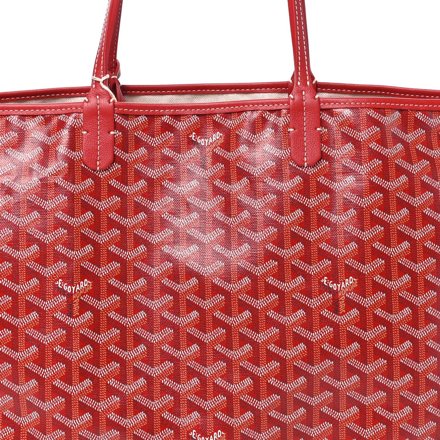 Goyard Goyardine Saint Louis PM Red 9 of 11