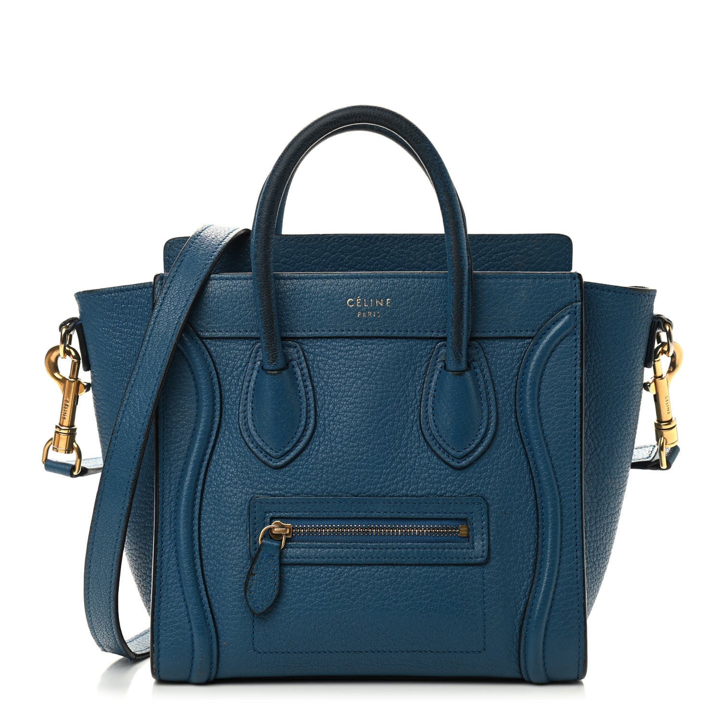 Goatskin Nano Luggage Deepsea