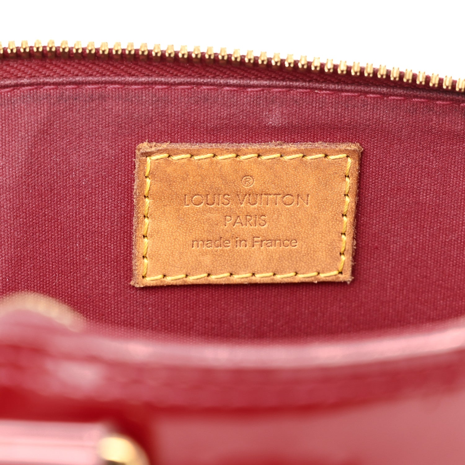 Louis Vuitton Vernis Alma BB Rose Indien 6 of 11