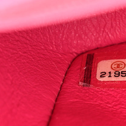 Chanel Lambskin Quilted Mini Rectangular Flap Fuchsia 7 of 11