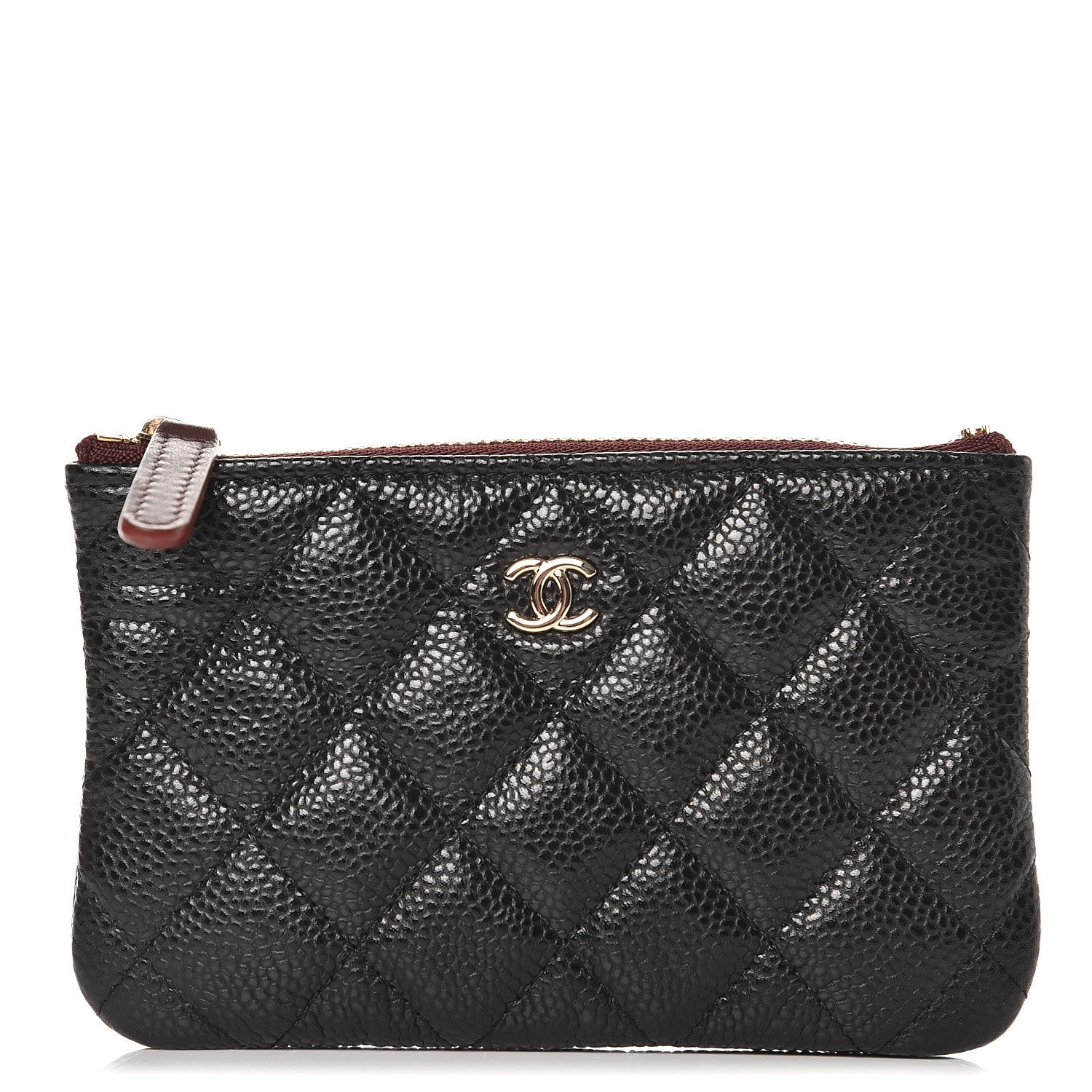 Chanel Caviar Quilted Small Cosmetic Case Black 1 of 8