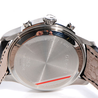 Gucci Stainless Steel Calfskin 44mm G-Timeless Chronograph Automatic Watch Black 6 of 7