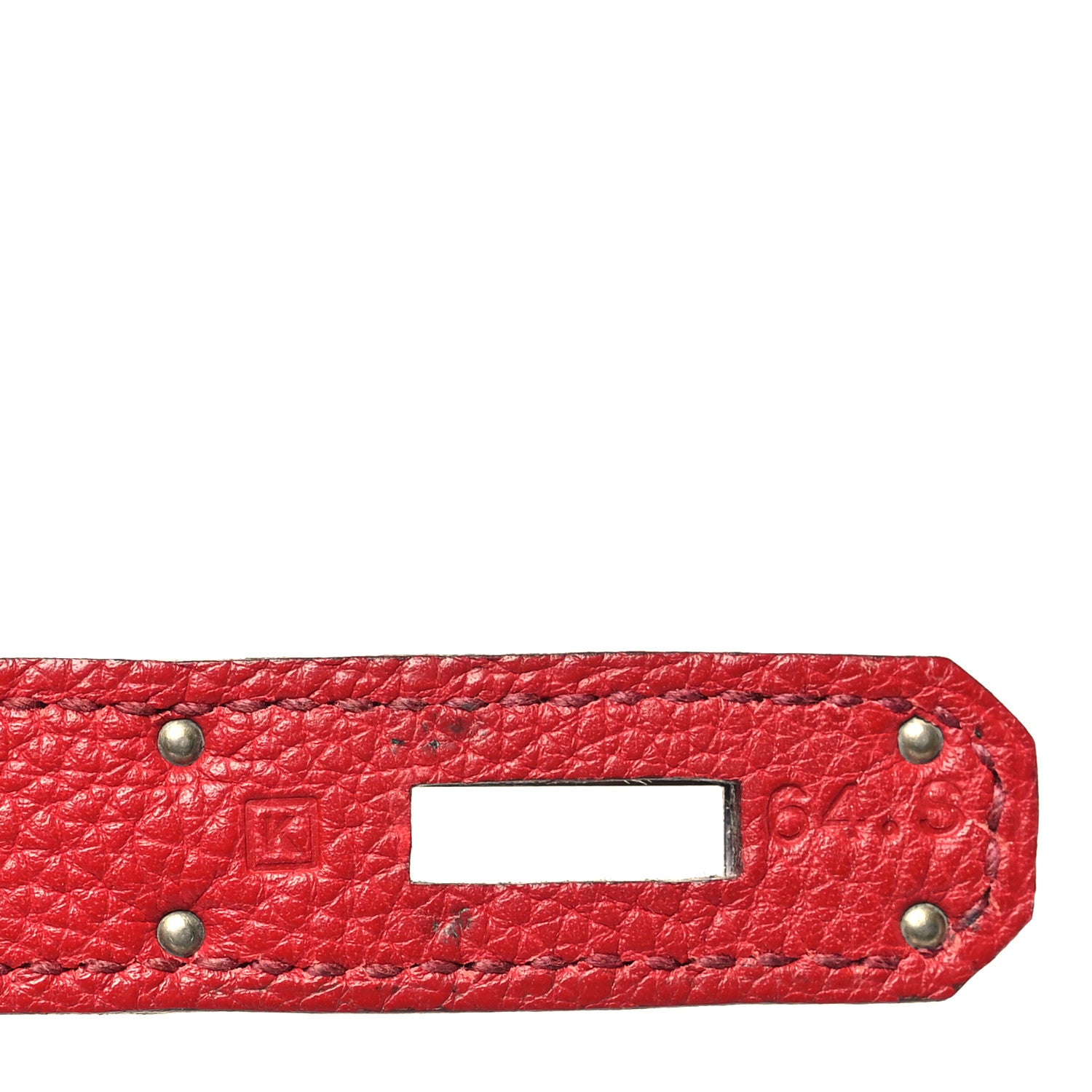 Hermes Togo Kelly Retourne 32 Rouge Vif 7 of 15