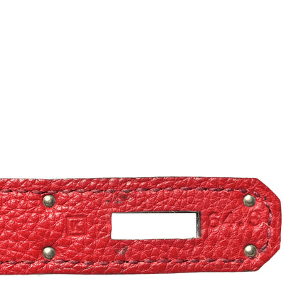 Hermes Togo Kelly Retourne 32 Rouge Vif 7 of 15