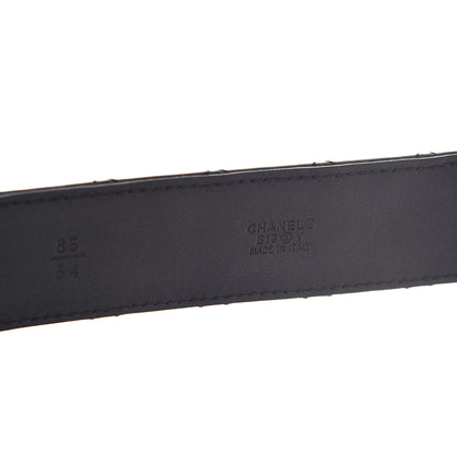 Chanel Lambskin Quilted CC Chain Belt 85 34 Black 4 of 7