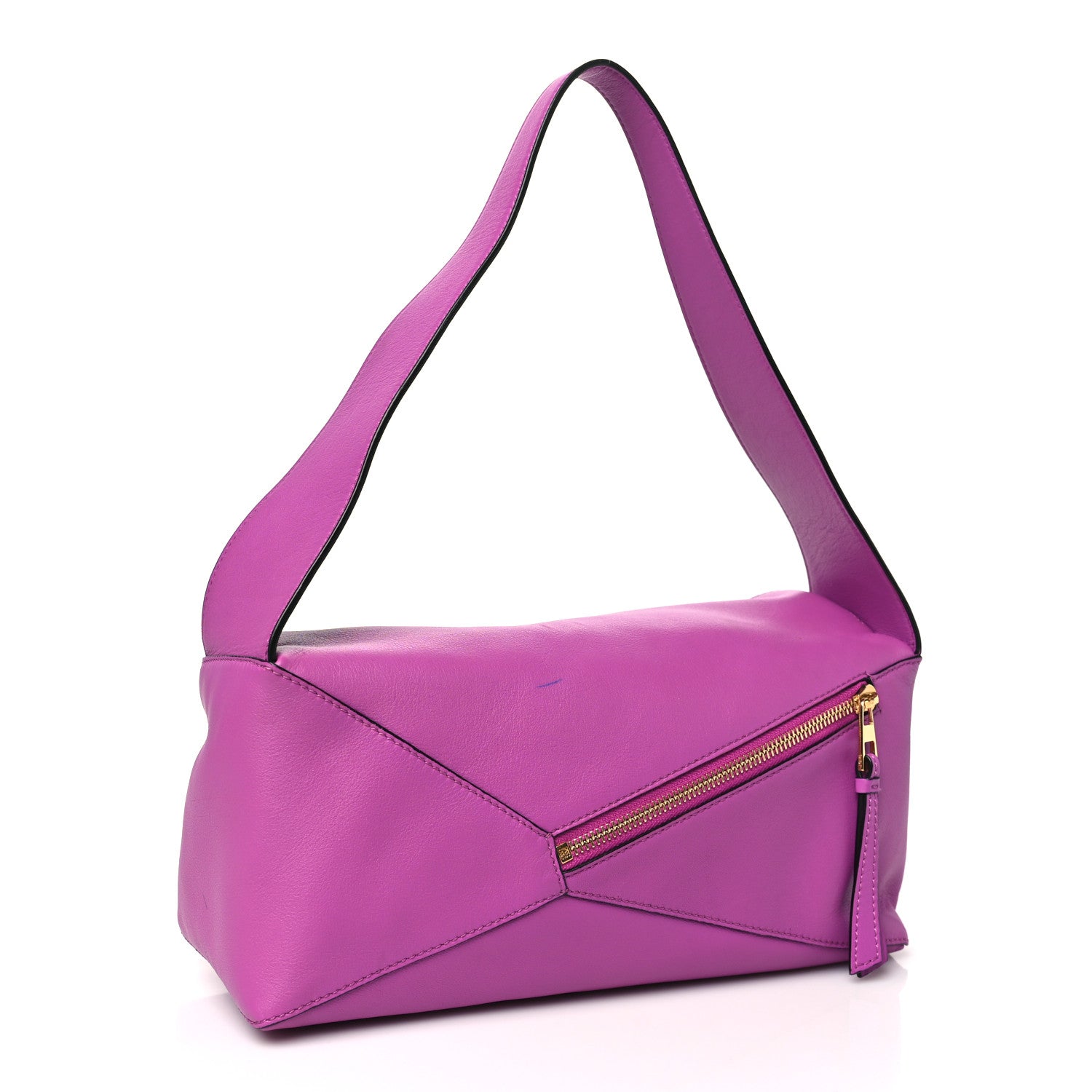 Loewe Calfskin Puzzle Hobo Bright Purple 3 of 11